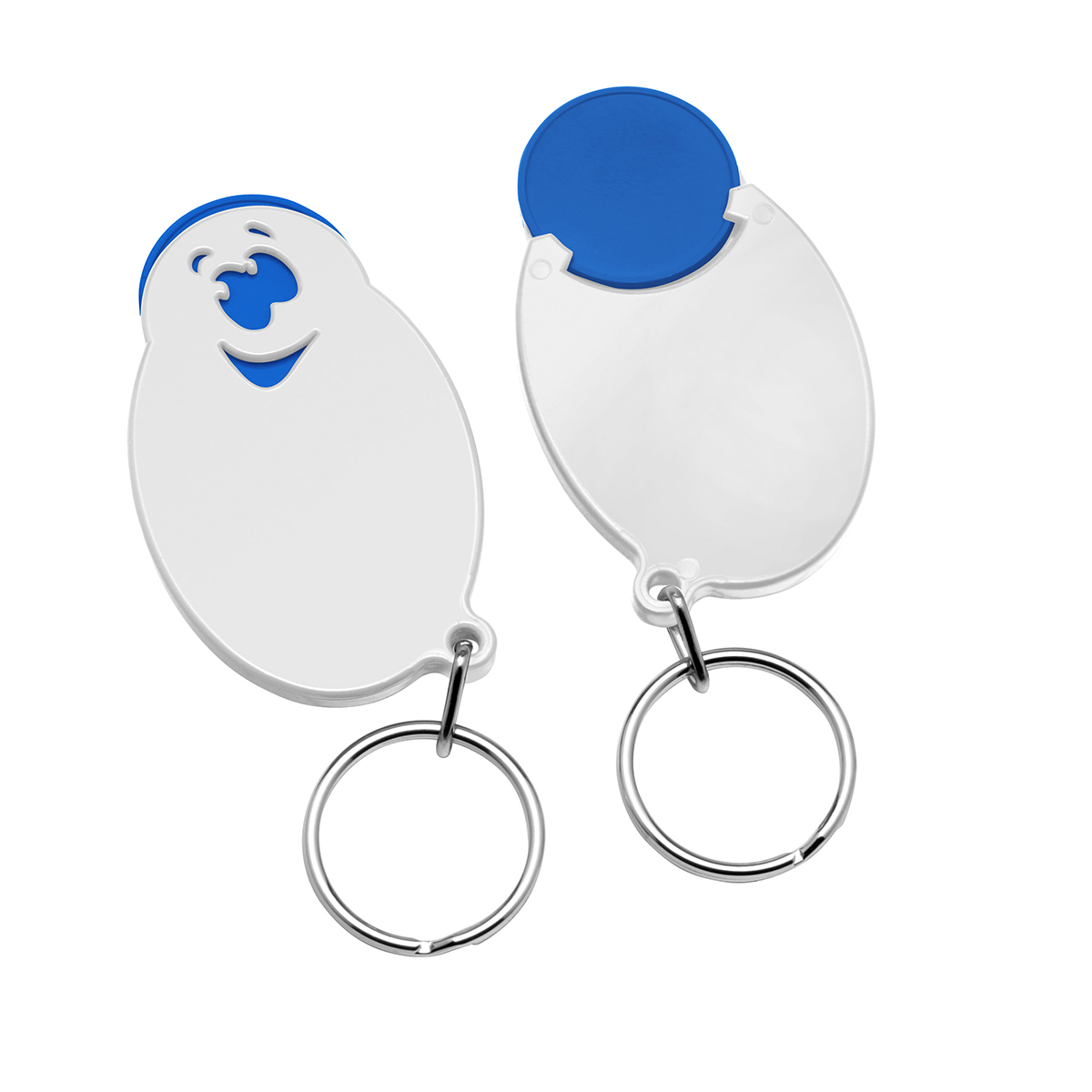 Chiphalter mit 1€-Chip Gesicht Chiphalter mit 1€-Chip Gesicht