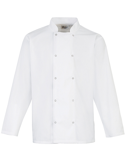 Premier Workwear Chef´s Long Sleeve Stud Jacket