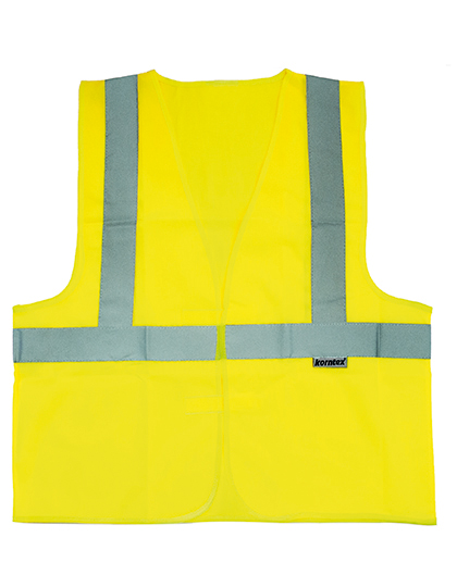 Korntex Hi-Vis Safety Vest With 3 Reflective Stripes Bremen Korntex Hi-Vis Safety Vest With 3 Reflective Stripes Bremen