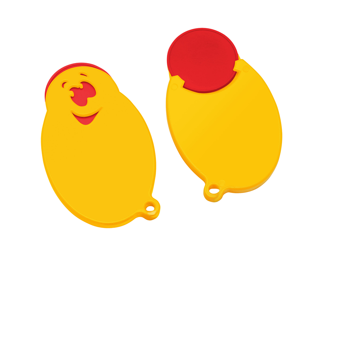 Chiphalter mit 1€-Chip Gesicht Chiphalter mit 1€-Chip Gesicht