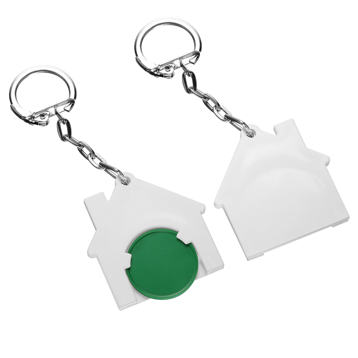 Chiphalter mit 1€-Chip Haus Chiphalter mit 1€-Chip Haus