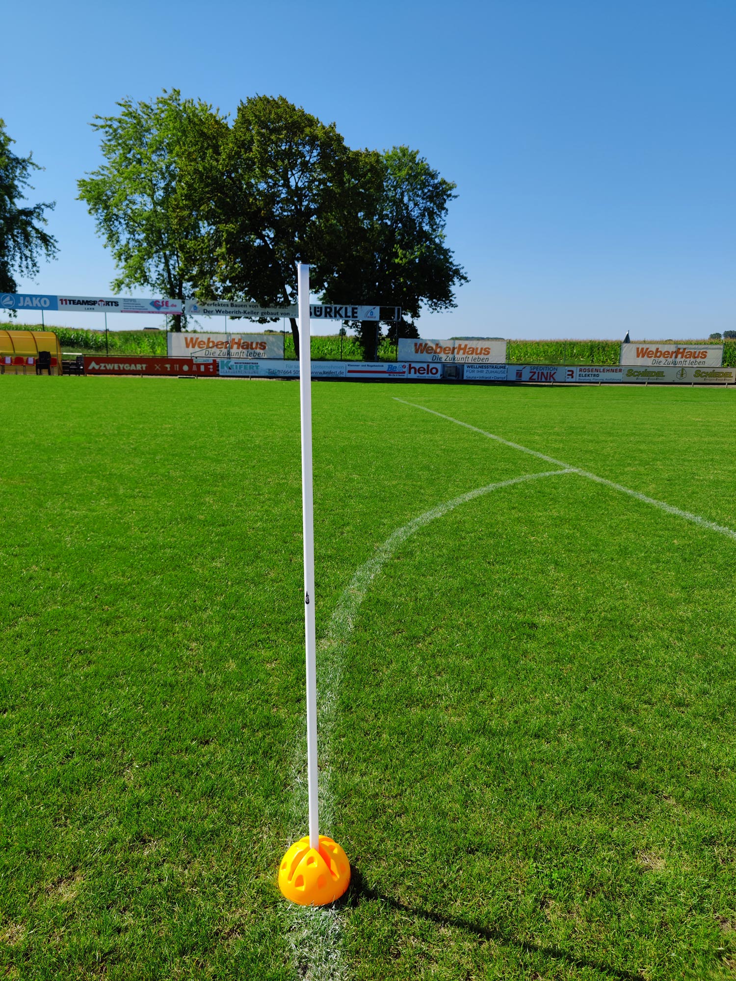 Slalomstange 160cm Weiß Slalomstange 160cm Weiß