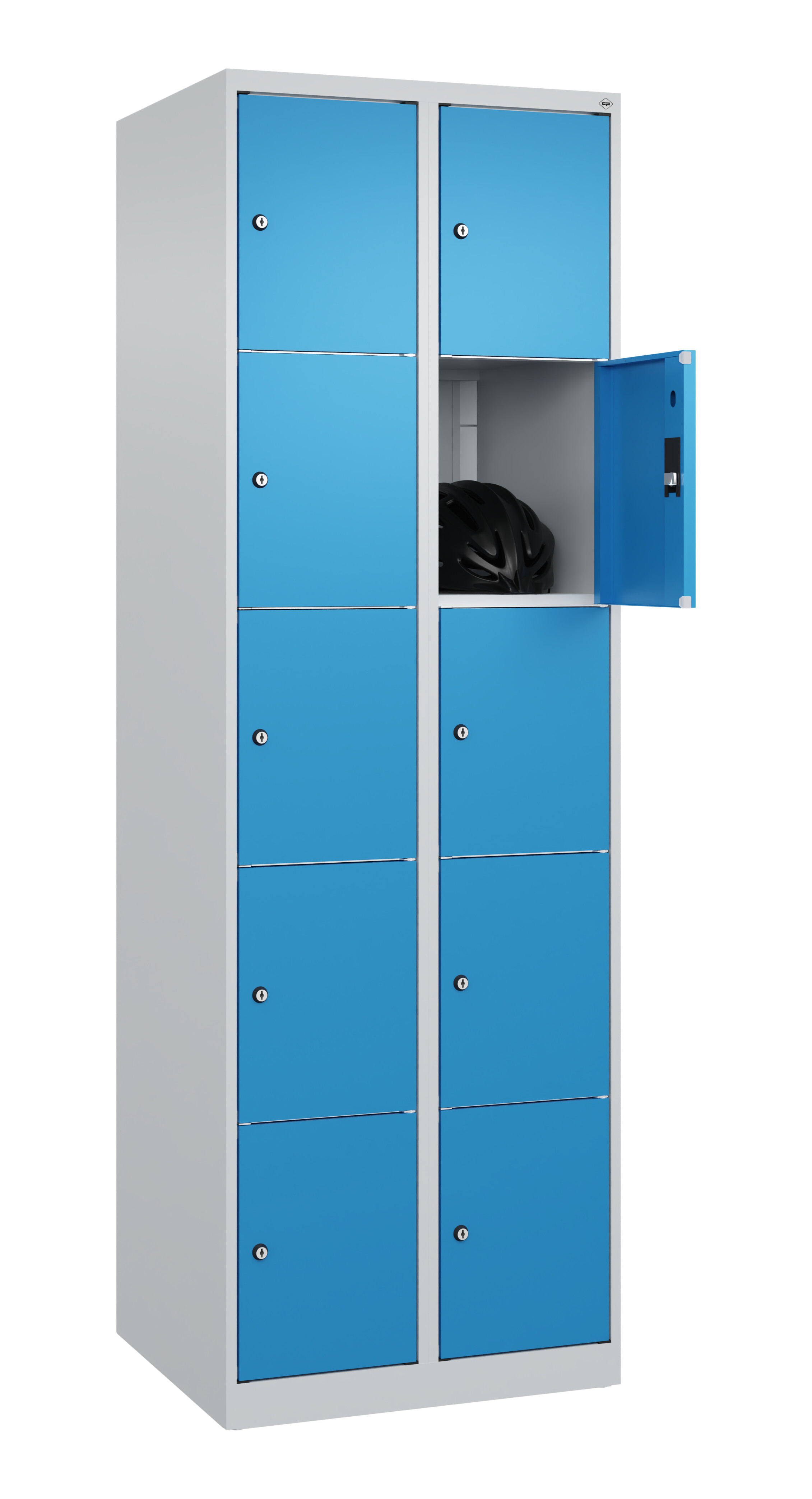 Schließfachschrank Classic Plus, 10 Fächer, 1850x600x500mm Schließfachschrank Classic Plus, 10 Fächer, 1850x600x500mm