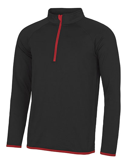 Just Cool Men´s Cool 1'2 Zip Sweat