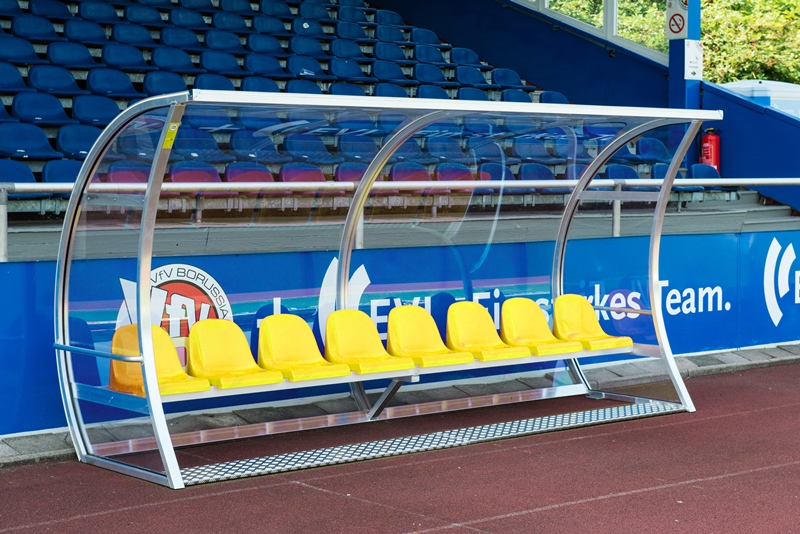 Spielerkabine Exklusiv vollverschweißt Spielerkabine Exklusiv vollverschweißt