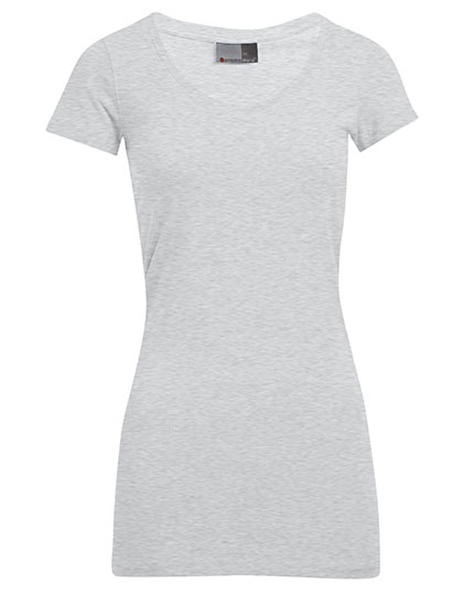 Promodoro Women´s Slim Fit V-Neck-T Long Promodoro Women´s Slim Fit V-Neck-T Long