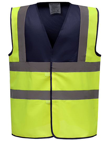 YOKO Hi-Vis 2 Bands & Braces Waistcoat YOKO Hi-Vis 2 Bands & Braces Waistcoat