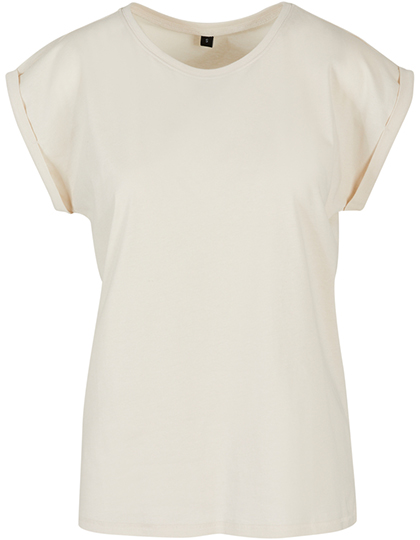 Build Your Brand Ladies´ Extended Shoulder Tee