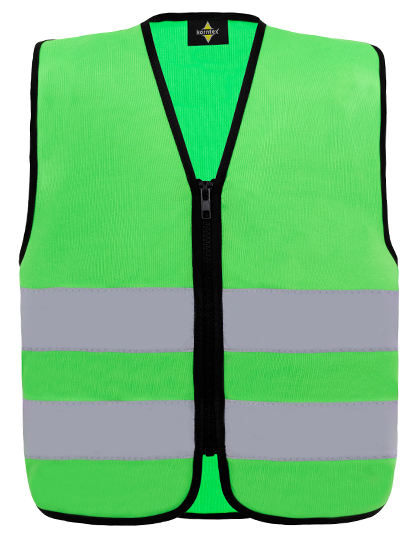 Korntex Kids´ Hi-Vis Safety Vest With Front Zipper Aalborg Korntex Kids´ Hi-Vis Safety Vest With Front Zipper Aalborg