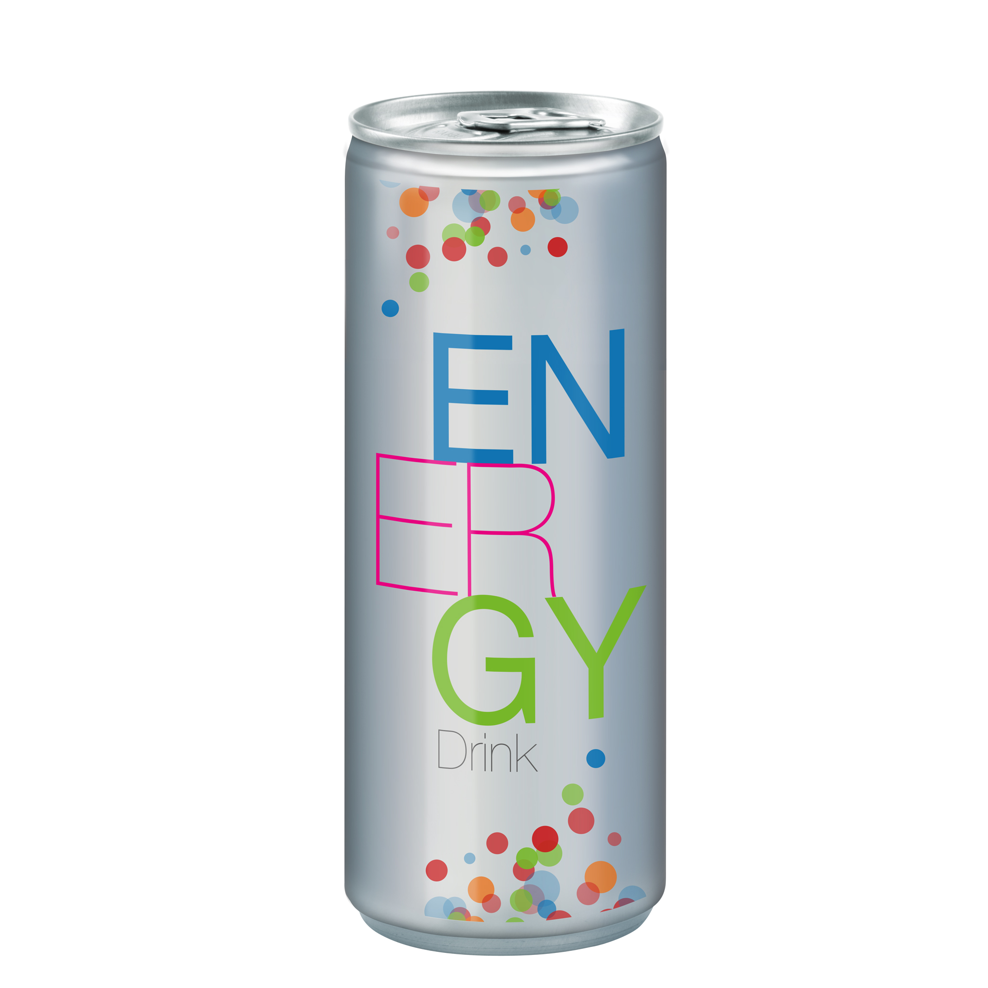 250 ml Energy Drink - No Label Look (Exportware pfandfrei)