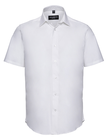 Russell Collection Men´s Short Sleeve Easy Care Fitted Shirt Russell Collection Men´s Short Sleeve Easy Care Fitted Shirt