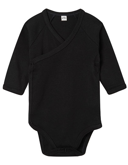 Babybugz Baby Long Sleeve Kimono Bodysuit Babybugz Baby Long Sleeve Kimono Bodysuit