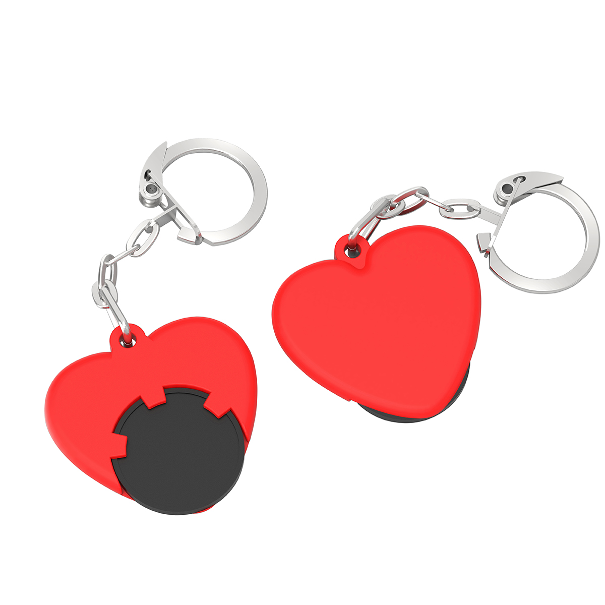 Chiphalter mit 1€-Chip Herz