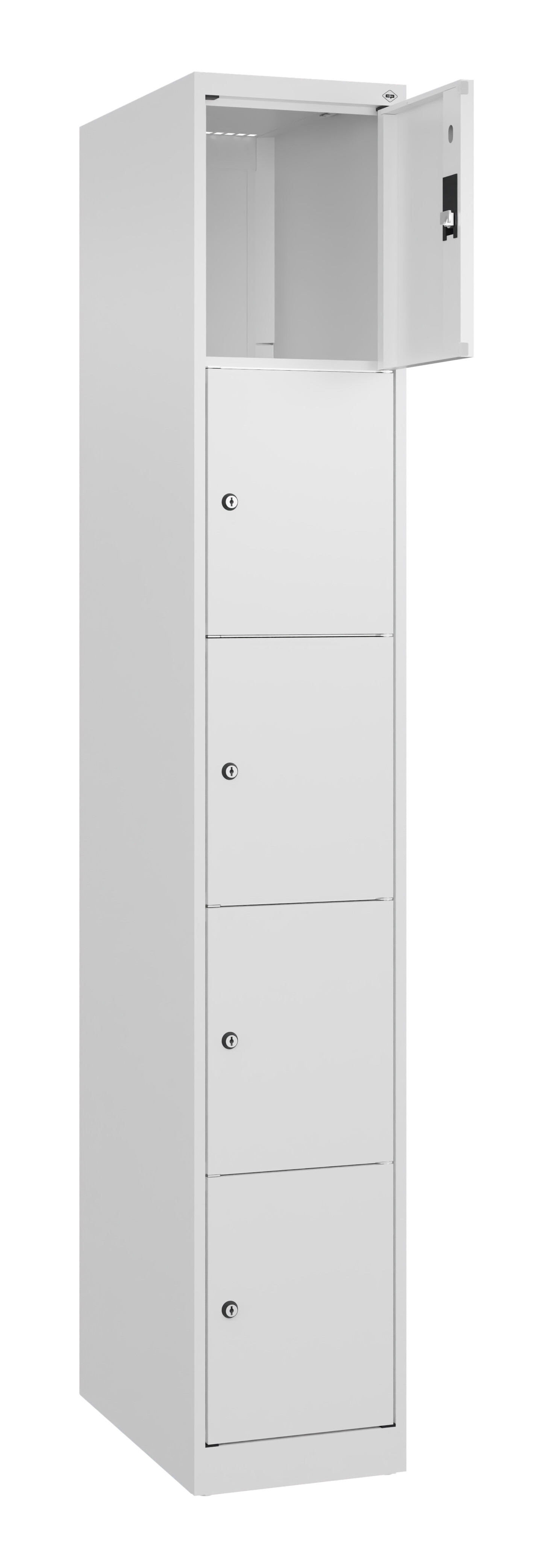Schließfachschrank Classic Plus, 5 Fächer, 1850x300x500mm Schließfachschrank Classic Plus, 5 Fächer, 1850x300x500mm