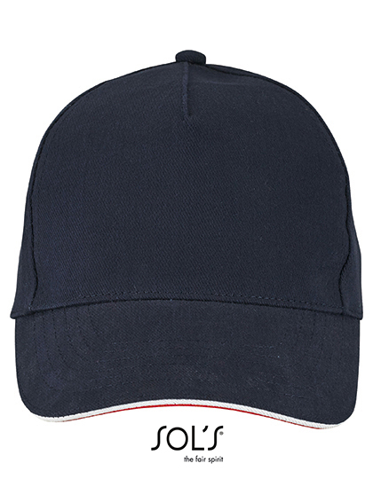 SOL´S Unisex Contrast Three-Colour Cap Longchamp