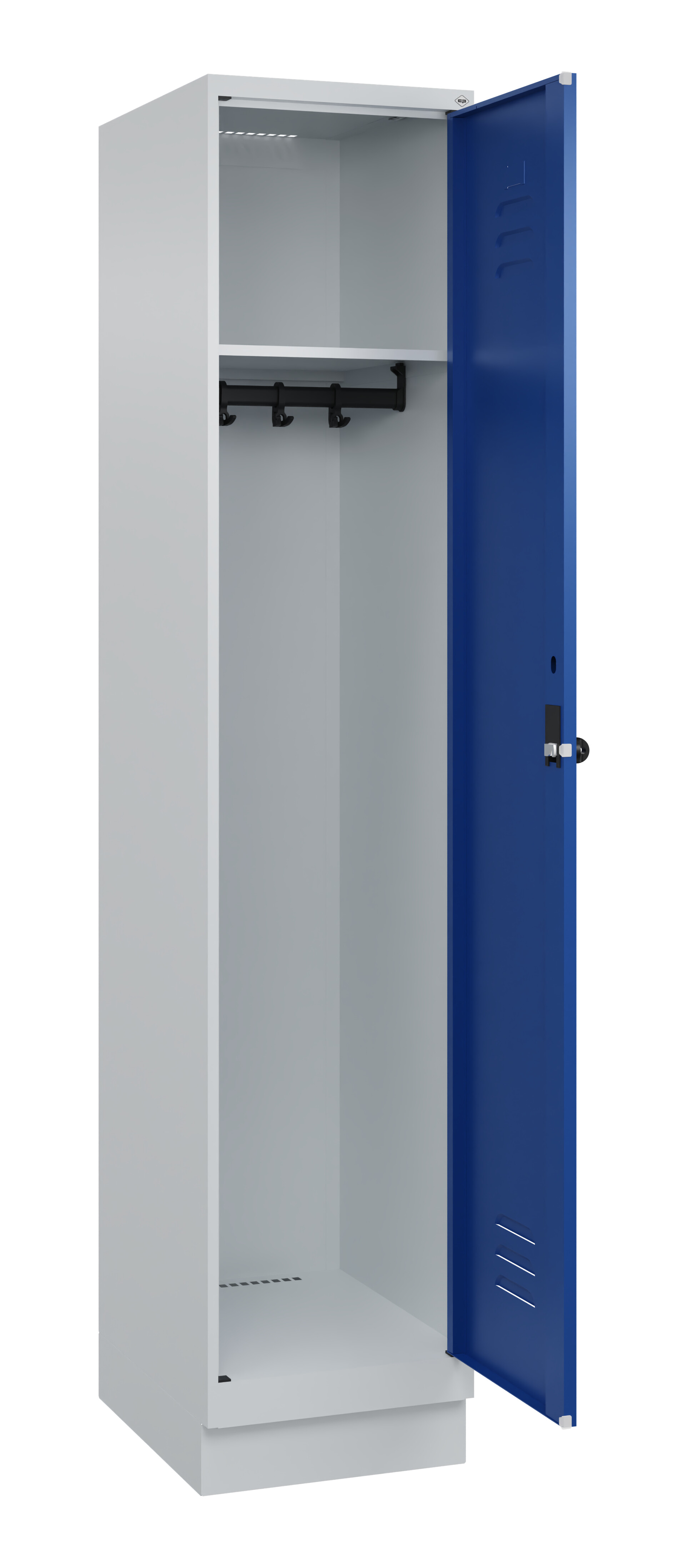 Spind Classic Plus, Sockel, 1 Abteil, 1950x400x500mm