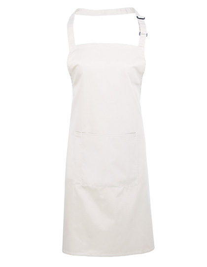 Premier Workwear Colours Collection Bib Apron With Pocket