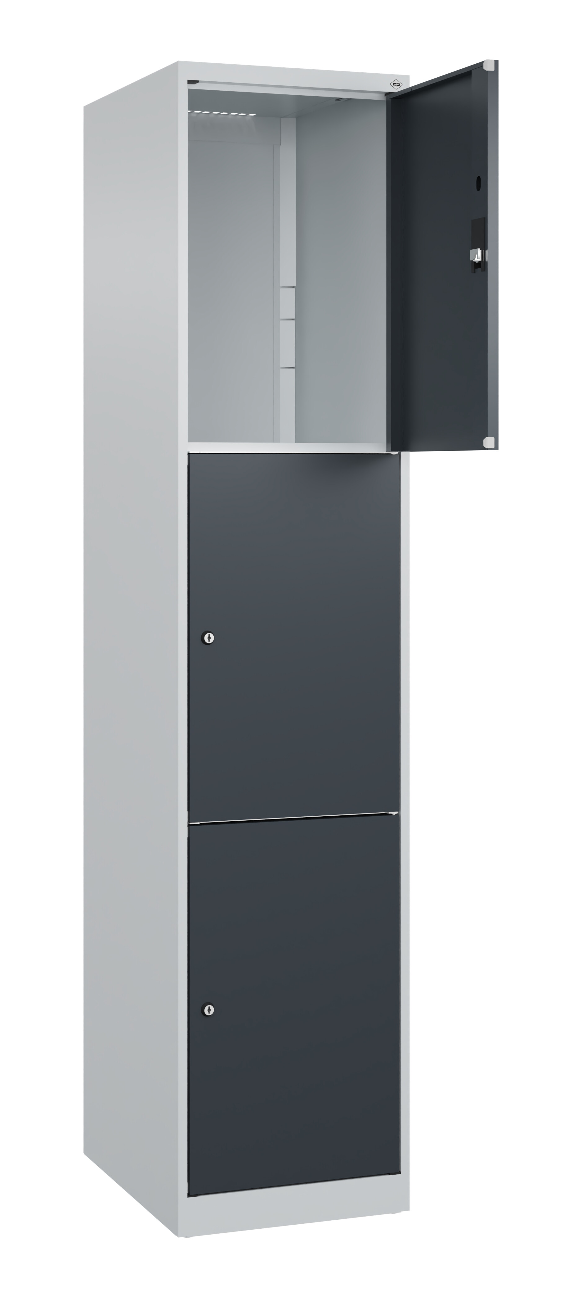 Schließfachschrank Classic Plus, 3 Fächer, 1850x400x500mm Schließfachschrank Classic Plus, 3 Fächer, 1850x400x500mm