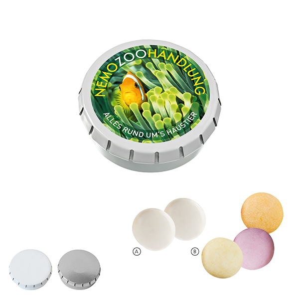 SUPER-MINI-Drück-m-Dose m. mentos SUPER-MINI-Drück-m-Dose m. mentos