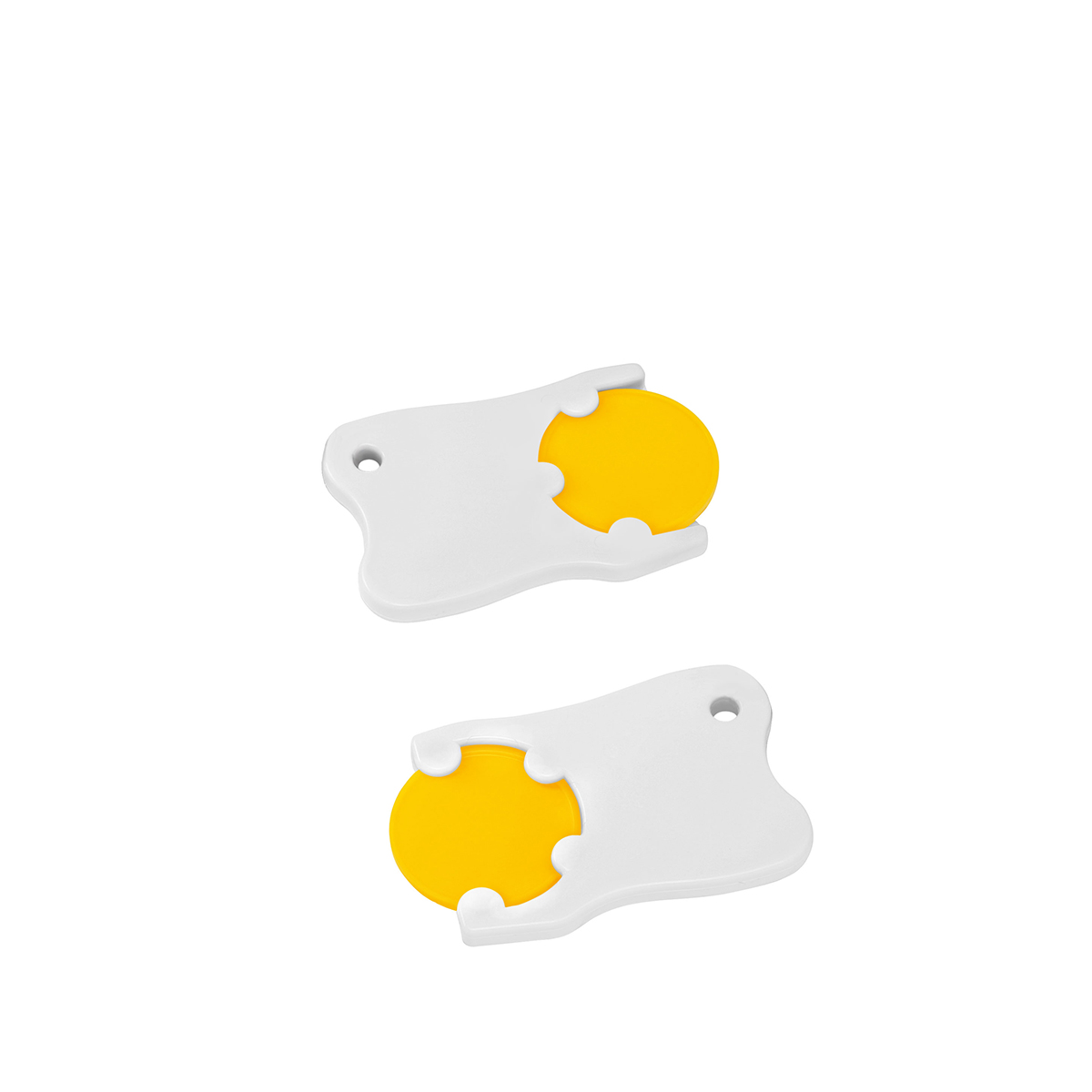 Chiphalter mit 1€-Chip Zahn Chiphalter mit 1€-Chip Zahn