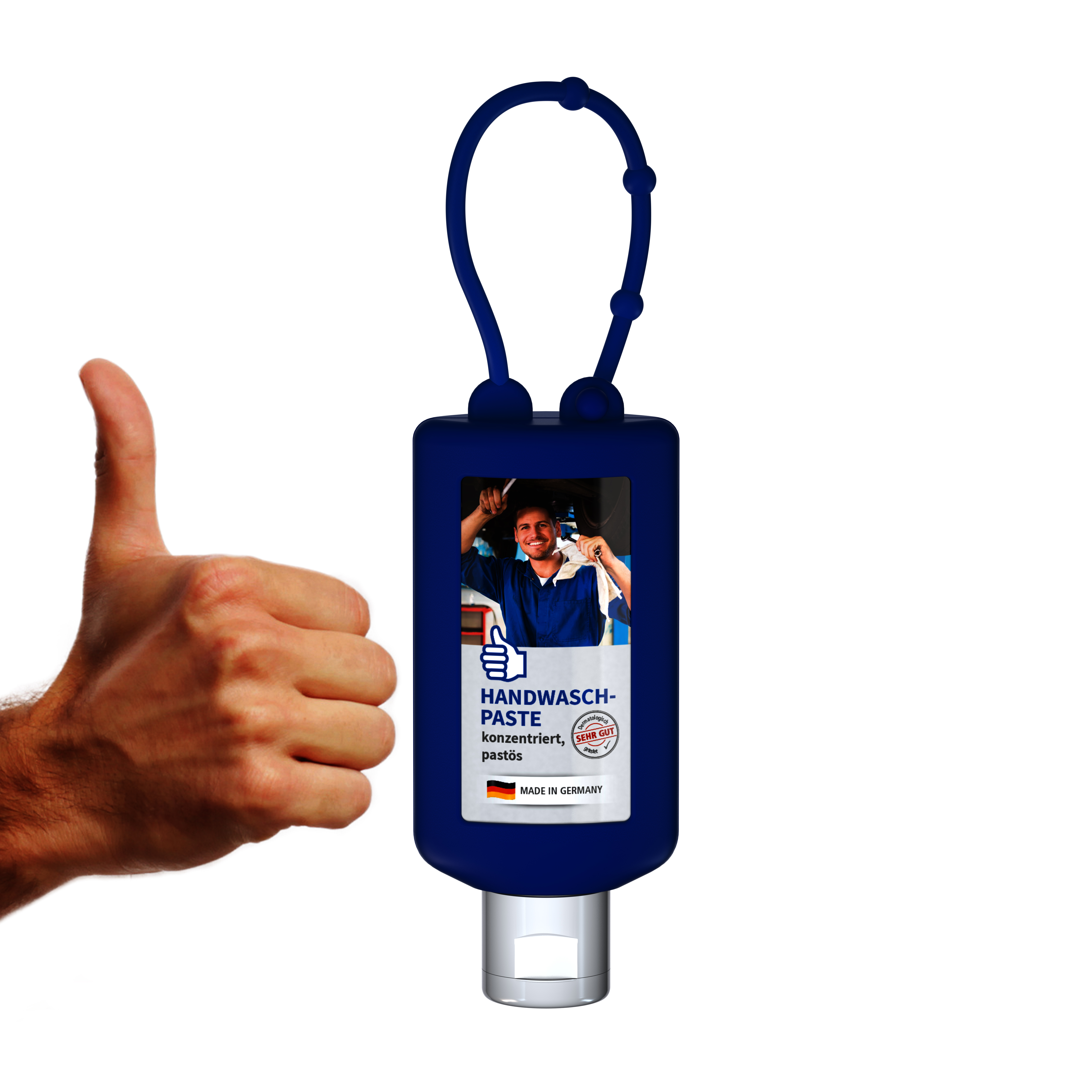 50 ml Bumper blau - Handwaschpaste - Body Label 50 ml Bumper blau - Handwaschpaste - Body Label