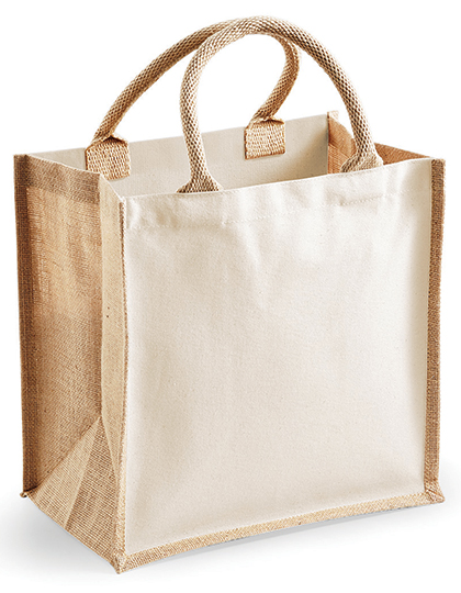 Westford Mill Printers Midi Jute Bag Westford Mill Printers Midi Jute Bag
