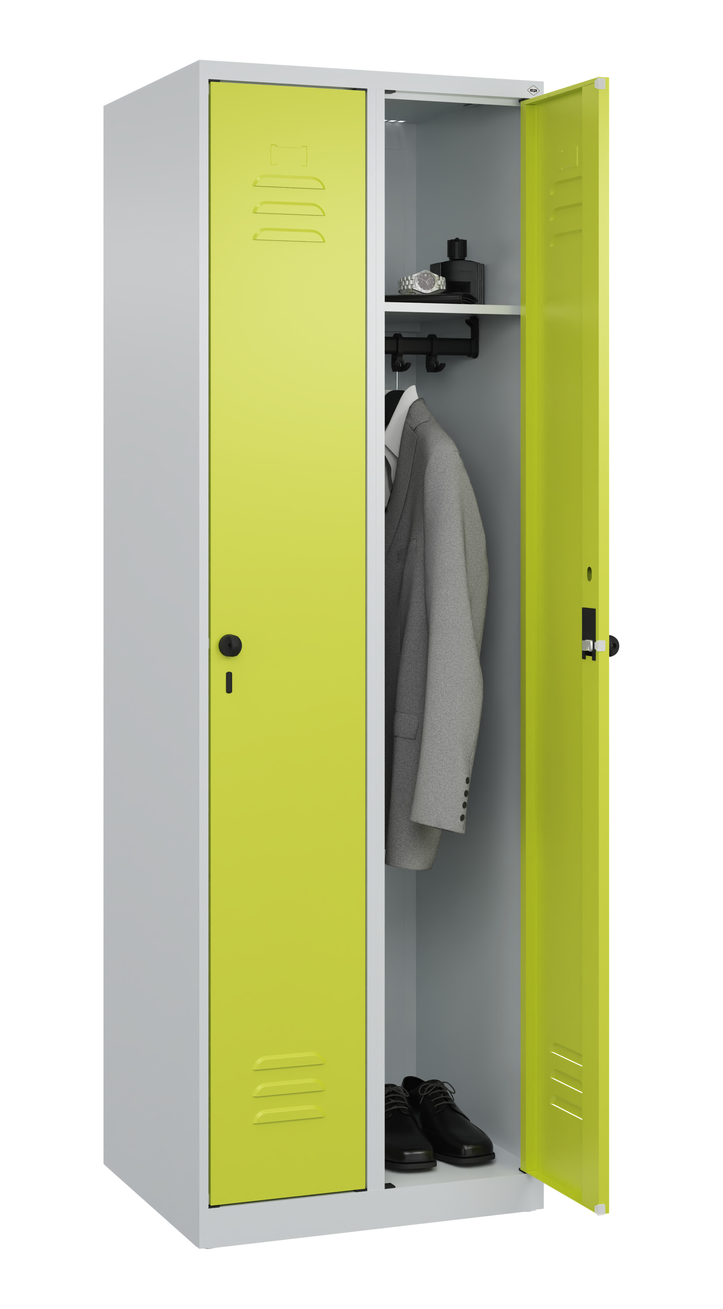 Spind Classic Plus, 2 Abteile, 1850x600x500mm Spind Classic Plus, 2 Abteile, 1850x600x500mm