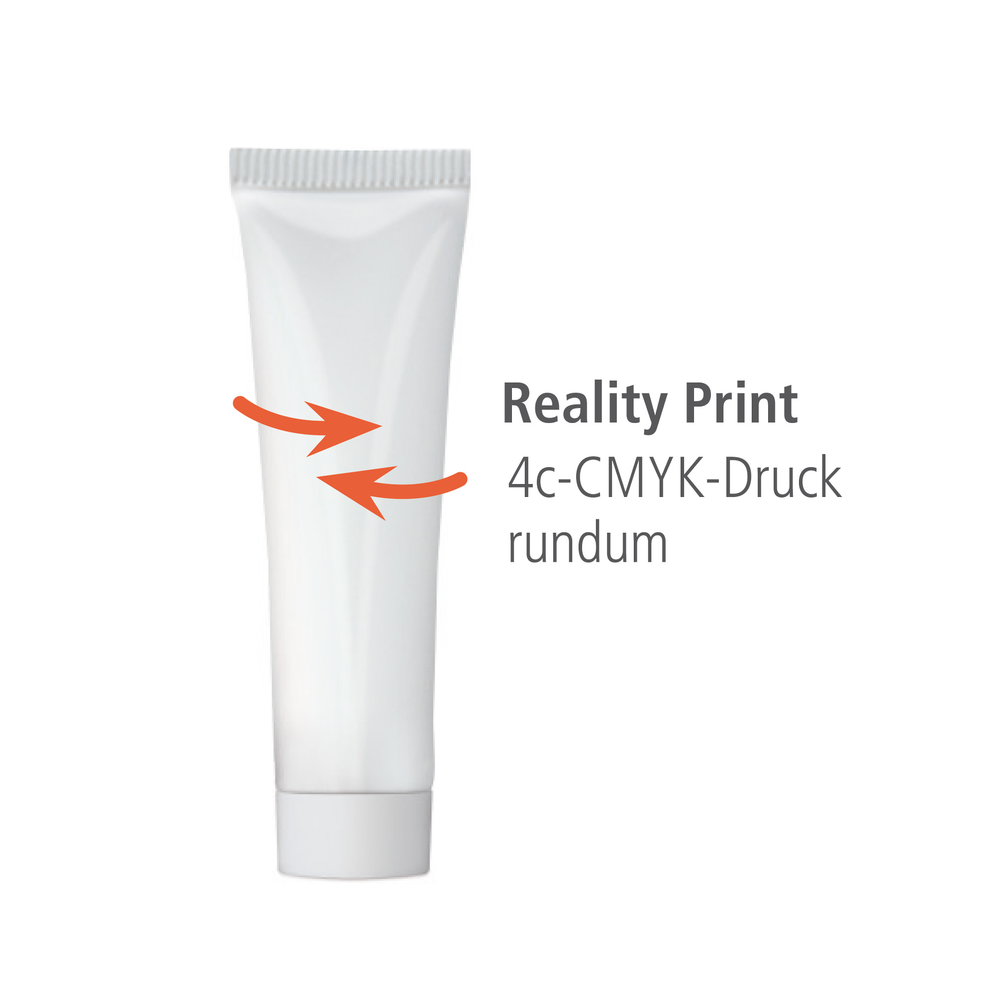 20 ml Tube. weiß - Handbalsam Ingwer - Limette - Reality Print