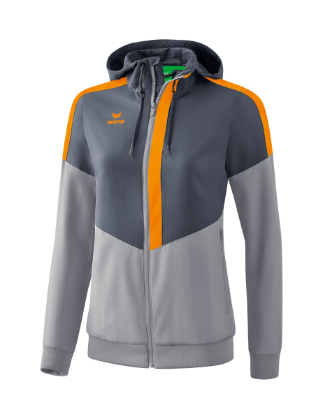 Erima Squad Tracktop Jacke mit Kapuze Damen