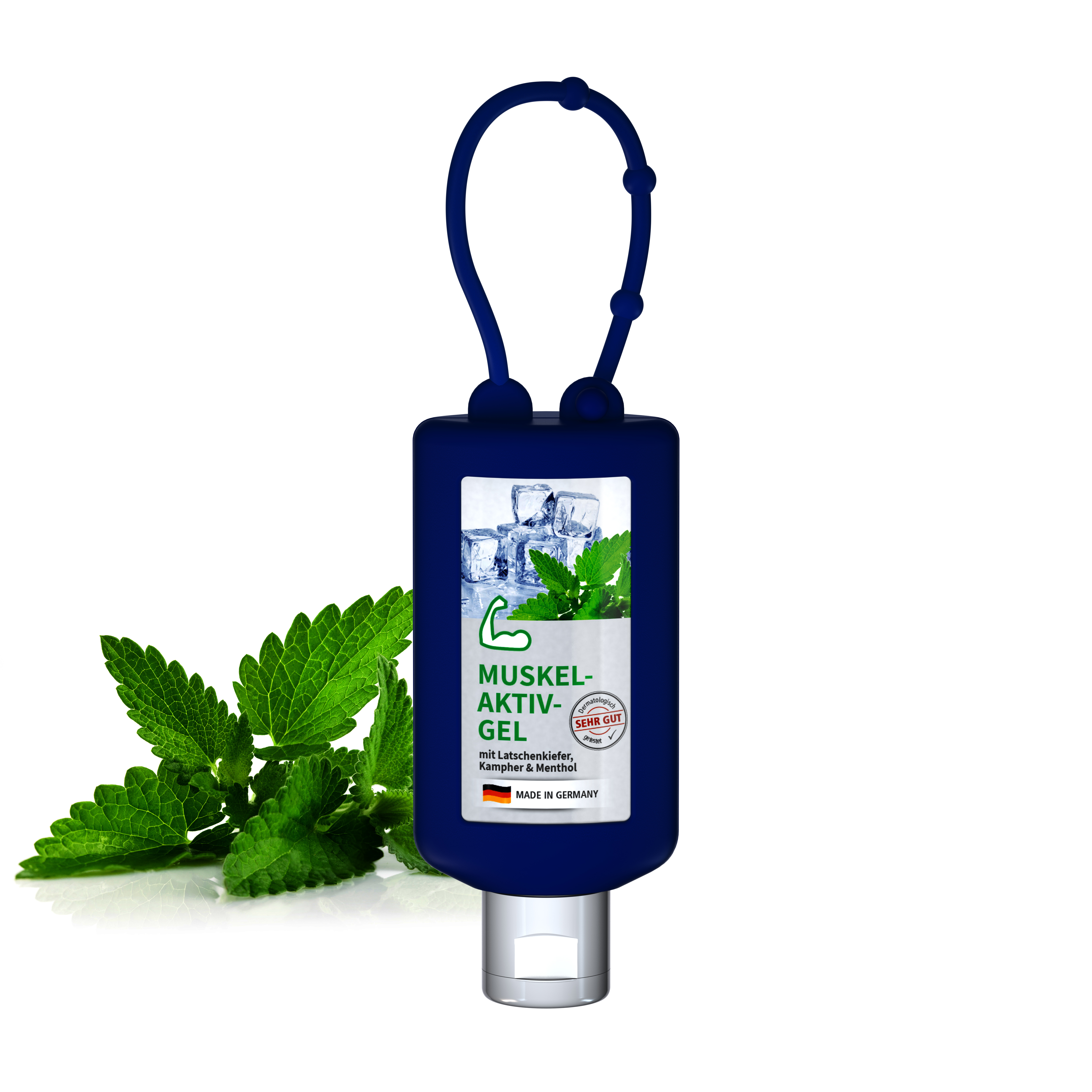 50 ml Bumper blau - Muskel-Aktiv-Gel - Body Label
