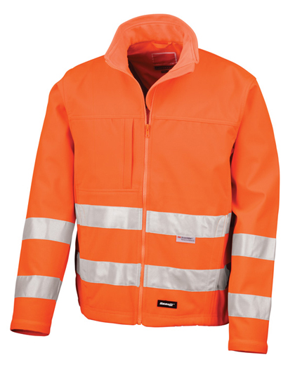 Result Safe-Guard High Vis Soft Shell Jacket Result Safe-Guard High Vis Soft Shell Jacket