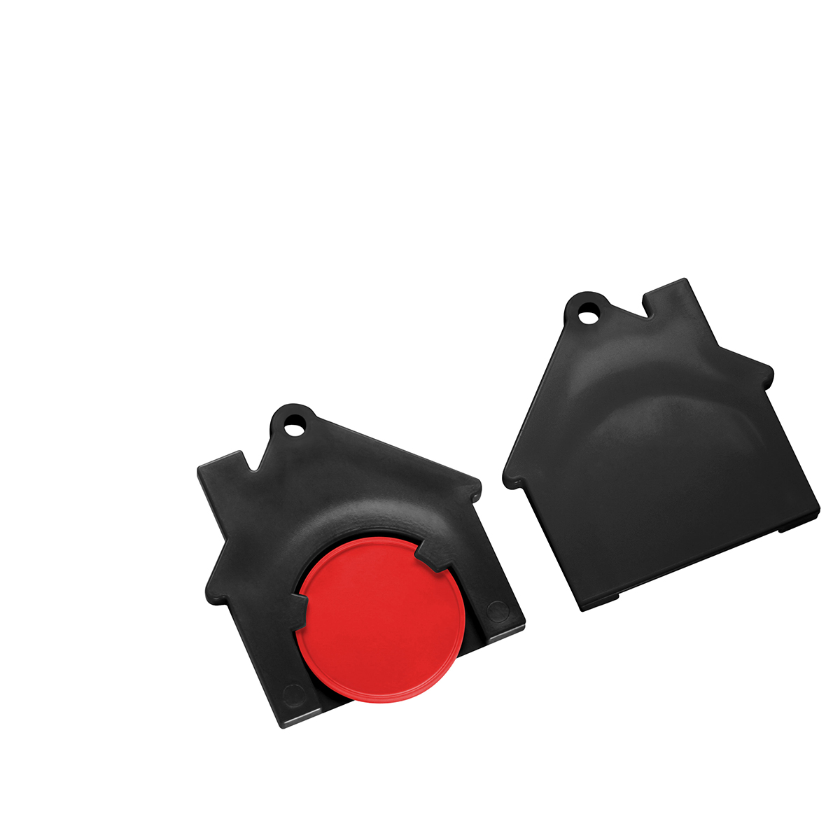 Chiphalter mit 1€-Chip Haus Chiphalter mit 1€-Chip Haus