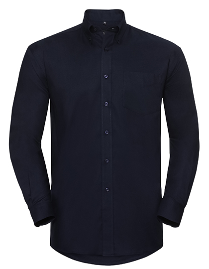 Russell Collection Men´s Long Sleeve Classic Oxford Shirt