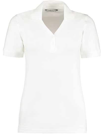 Kustom Kit Regular Fit Comfortec® V Neck Polo