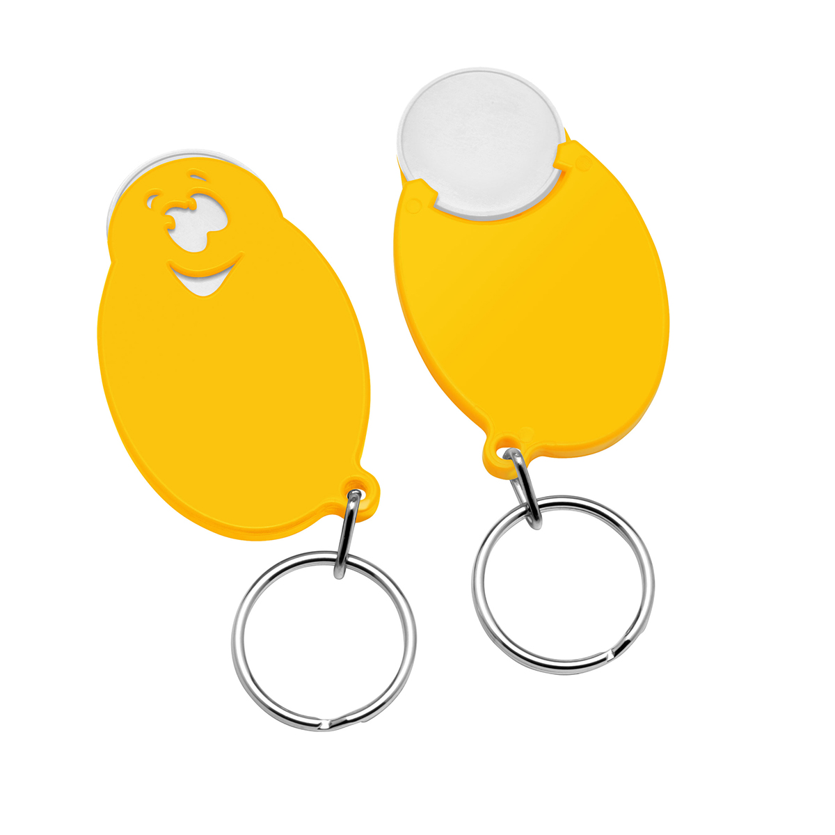 Chiphalter mit 1€-Chip Gesicht