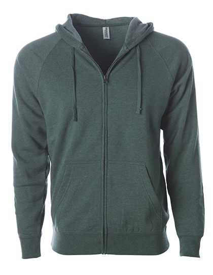 Independent Unisex Midweight Special Blend Raglan Zip Hood