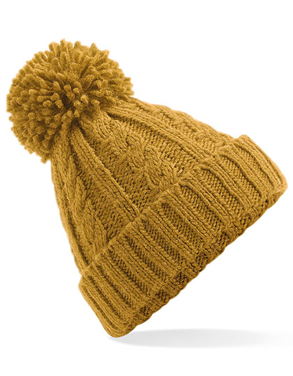 Beechfield Cable Knit Melange Beanie