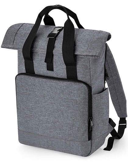 BagBase Recycled Twin Handle Roll-Top Laptop Backpack