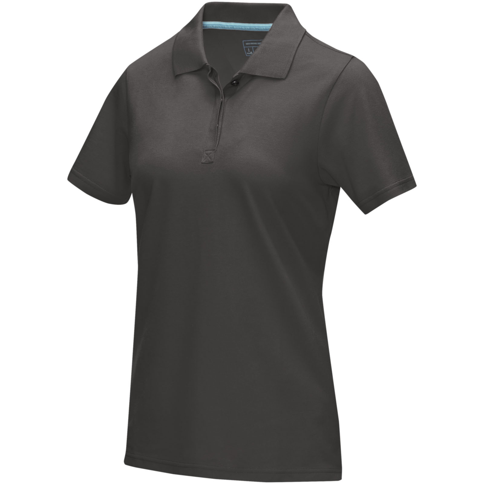 Graphite Poloshirt aus Bio-Baumwolle für Damen Graphite Poloshirt aus Bio-Baumwolle für Damen
