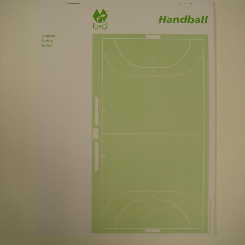 Spielnotizblock Handball