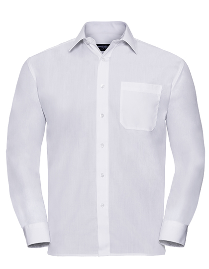 Russell Collection Men´s L'S Poly-Cotton Easy Care Poplin Shirt Russell Collection Men´s L'S Poly-Cotton Easy Care Poplin Shirt
