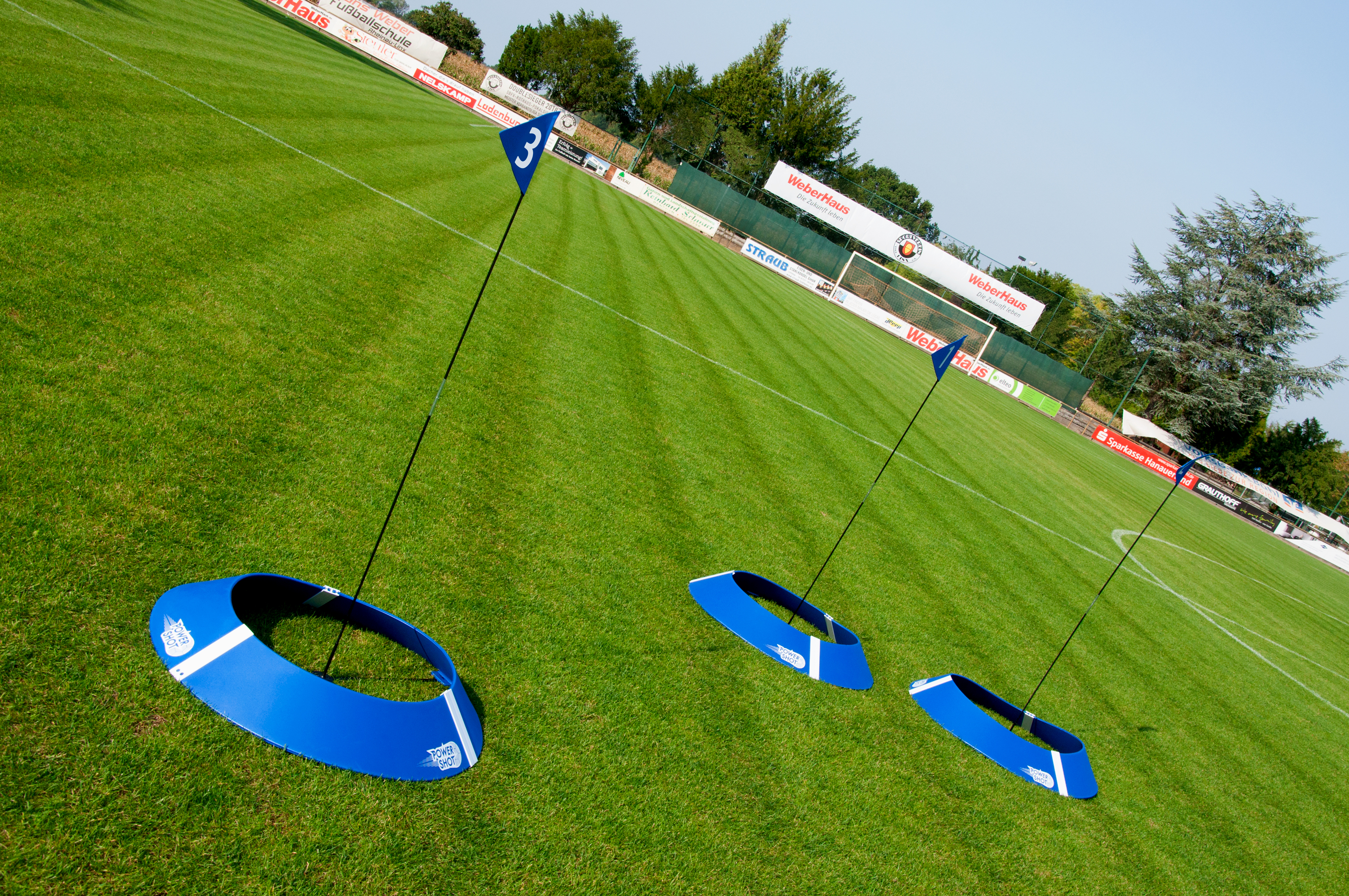Kit mit 3 POWERSHOT® FOOT GOLF Zielscheiben Kit mit 3 POWERSHOT® FOOT GOLF Zielscheiben