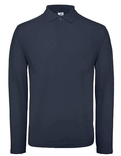 B&C BE INSPIRED Men´s Long Sleeve Polo ID.001 B&C BE INSPIRED Men´s Long Sleeve Polo ID.001