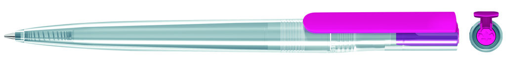 RECYCLED PET PEN switch transparent KG Drehkugelschreiber RECYCLED PET PEN switch transparent KG Drehkugelschreiber