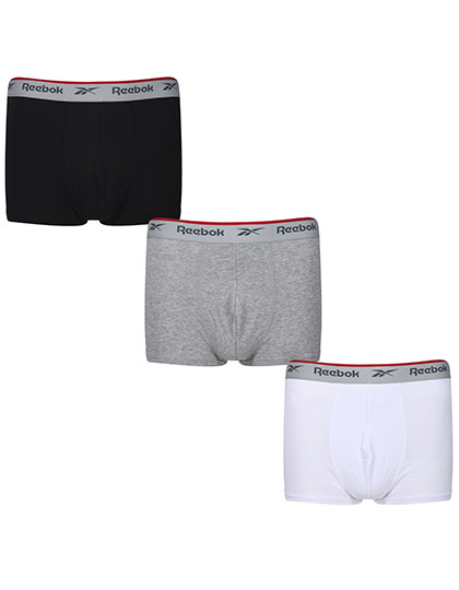 Reebok Men´s Trunk - Ovett (3 Pair Pack) Reebok Men´s Trunk - Ovett (3 Pair Pack)