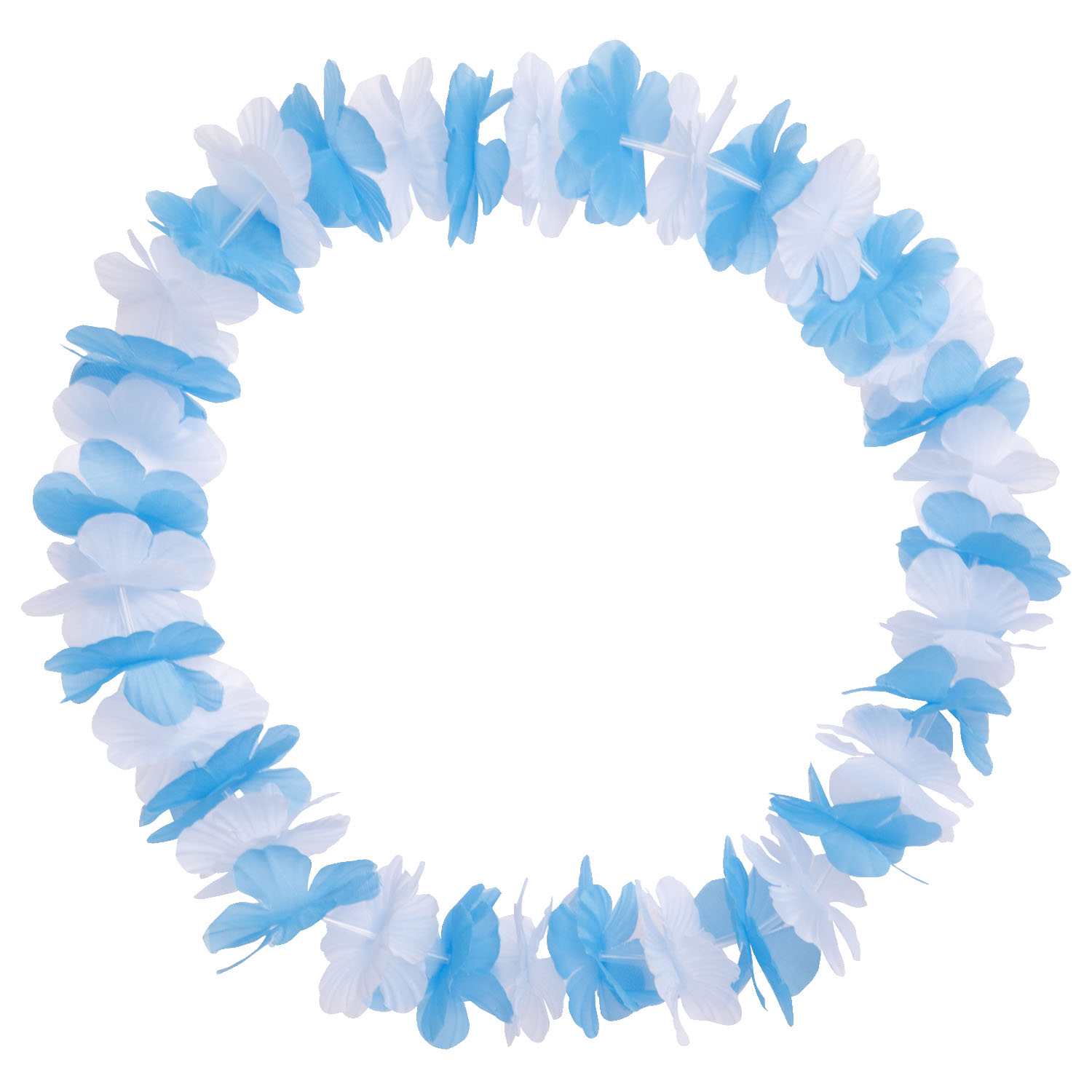 Blumenkette Bavaria weiß/blau