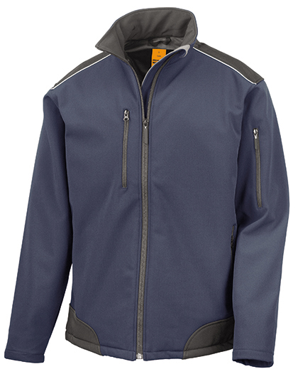 Result WORK-GUARD Ripstop Soft Shell Workwear Jacket With Cordura Panels