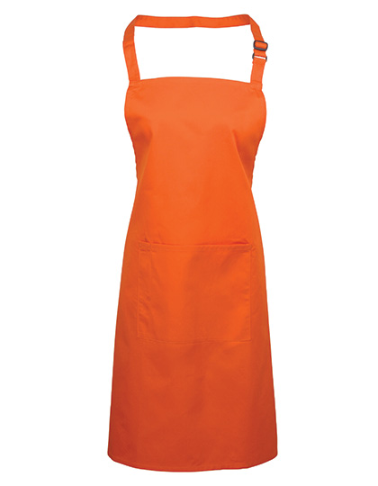 Premier Workwear Colours Collection Bib Apron With Pocket