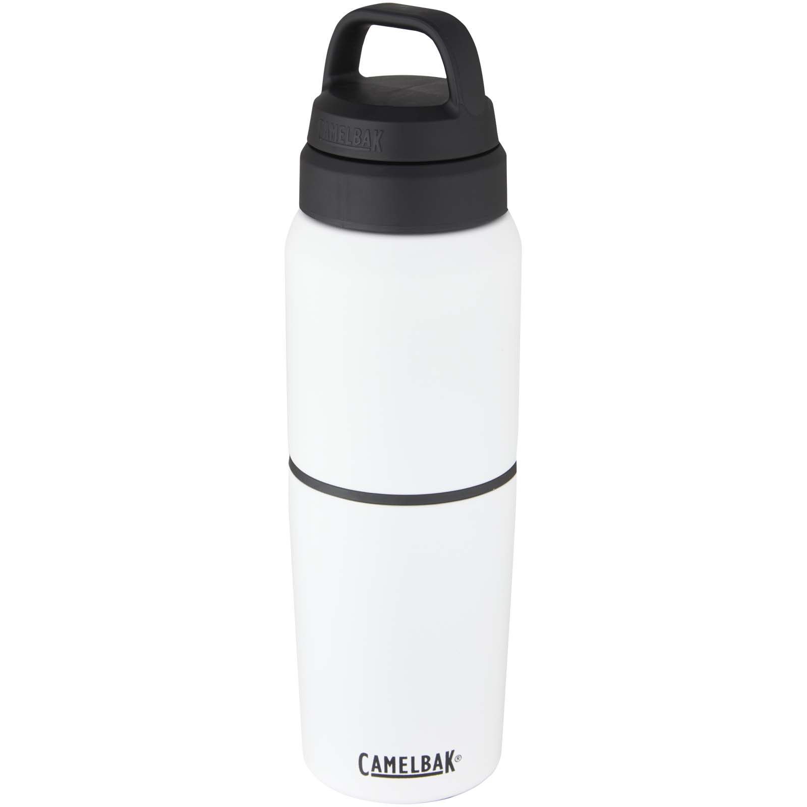 CamelBak® MultiBev 500 ml vakuumisolierte Edelstahlflasche und 350 ml Becher CamelBak® MultiBev 500 ml vakuumisolierte Edelstahlflasche und 350 ml Becher