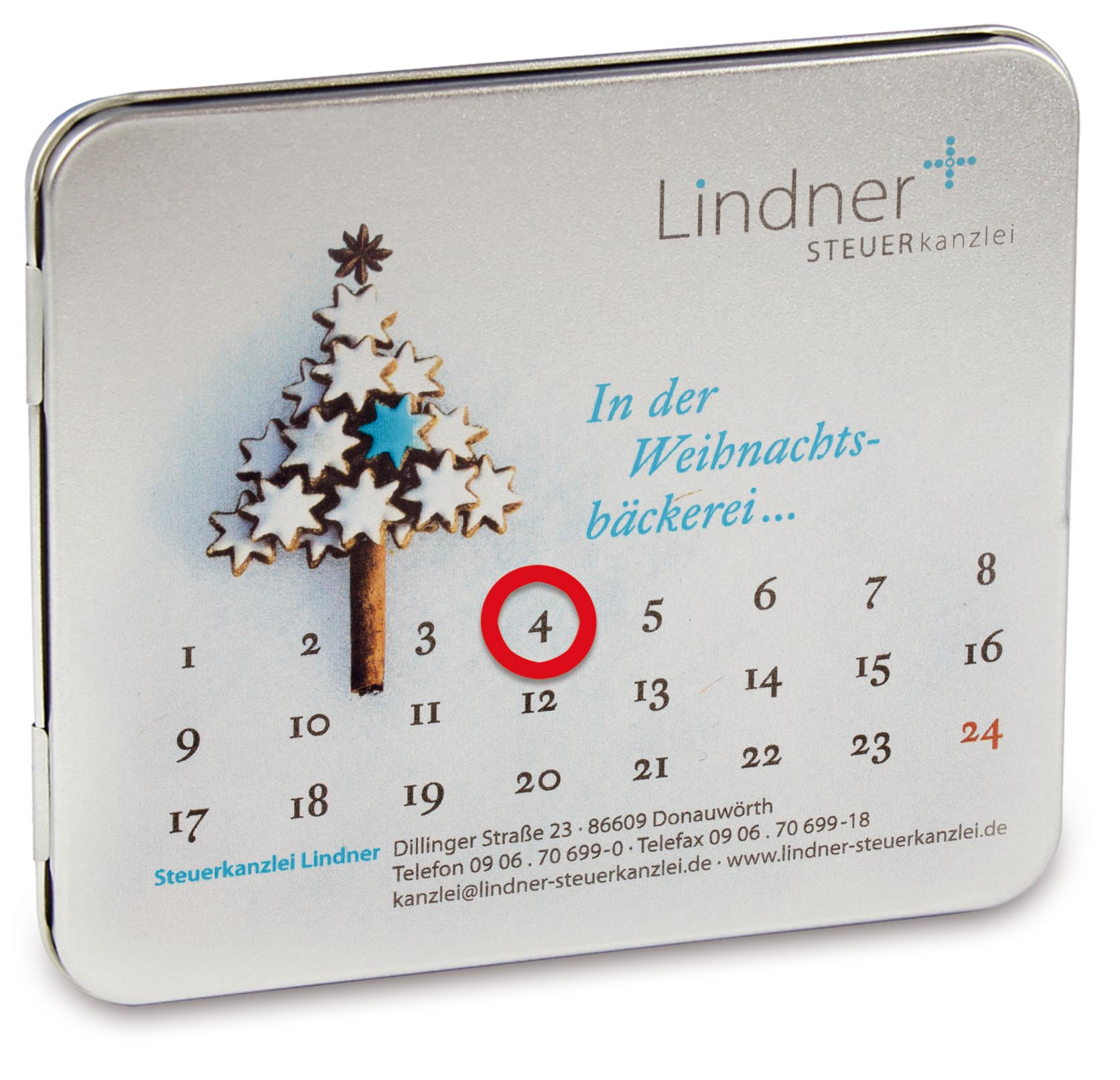 Adventskalender-Dose